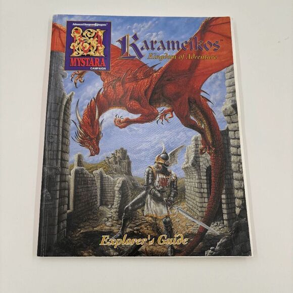AD&D Karameikos Kingdom of Adventure Explorers Guide Book Only VG+ - Picture 1 of 10